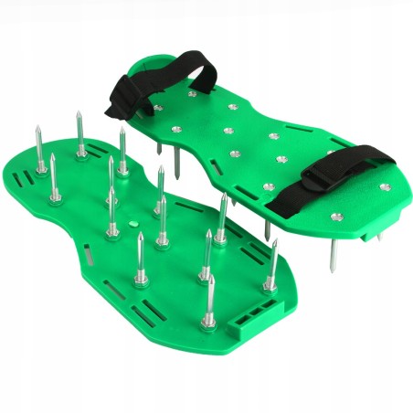 Scarpe Sandali Chiodati Aeratori Arieggiatori | Taglia Universale 30,5x14 cm | Lunghezza Chiodi 5 cm | per Prato Giardino